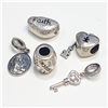 Image 3 : SILVER PANDORA STYLE BEAD PACK OF 5(WEIGHT 13.85G)