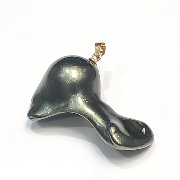 14K YELLOW GOLD FRESHWATER PEARL FREE SIZE