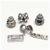 Image 1 : SILVER PANDORA STYLE BEAD PACK OF 5 (WEIGHT 12.4G)