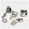 Image 3 : SILVER PANDORA STYLE BEADS PACK OF 5 (~WEIGHT 12G)