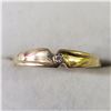 Image 1 : 10K YELLOW GOLD DIAMOND(0.01CT) RING (~SIZE 8)