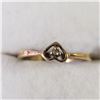 Image 1 : 10K YELLOW GOLD DIAMOND(0.01CT) RING