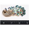 Image 1 : NEW RHINESTONE PEACOCK FRENCH HAIR CLIP