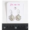 Image 1 : NEW FAUX PEARL RHINESTONE DROP EARRINGS