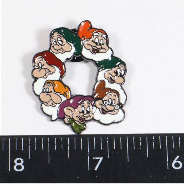 NEW SNOW WHITE'S SEVEN DWARVES THEME LAPEL