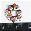 Image 1 : NEW SNOW WHITE'S SEVEN DWARVES THEME LAPEL