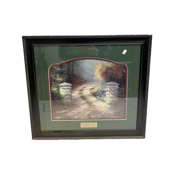 Framed Print By Thomas Kinkade The Autumn Gate