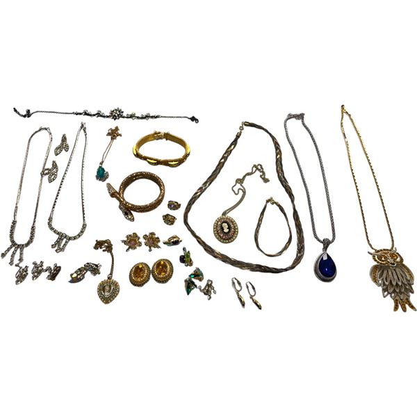 Vintage Costume Jewellery, Brooches, Earrings, Bracelets, Etc.. Test Site