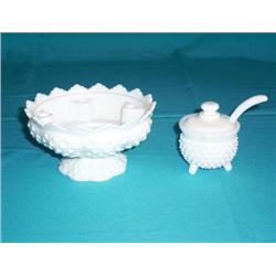 Candleholder & Mustard Bowl