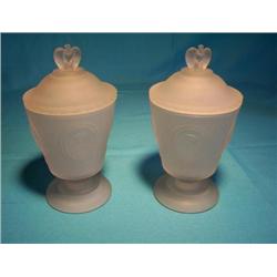 Fenton Frosted Compotes