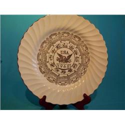 Scheffield Calendar Plate