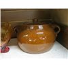 Image 2 : CARNIVAL GLASS BOWL, BEAN POT & BLACK BETTY TEAPOT