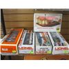 Image 1 : 4 LIONEL TRAIN CARS & A BACHMAN LIGHTED FREIGHT STATION FOR HO