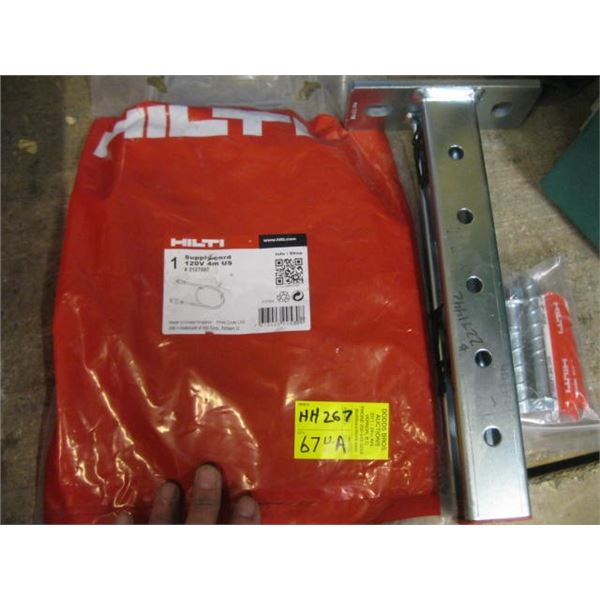 NEW HILTI MOUNTING BRACKET PLUG Dodds Auction new-hilti-mounting-bracket-plug-dodds-auction