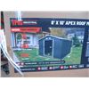 Image 2 : TMG 8'X10' APEX ROOF METAL SHED