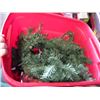 Image 3 : MISC: CHRISTMAS ORNAMENTS & PLASTIC STORAGE BOXES