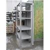 Image 2 : ADJUSTABLE GREY METAL SHELF UNIT