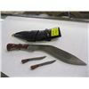 Image 1 : LG. CURVED KNIFE W/2 SMALLER KNIVES