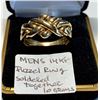 Image 1 : MENs 14kt PUZZLE RING, 10g, SZ 11