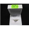 Image 2 : LADIES 14kt WHITE GOLD DIAMOND RING, SZ 6