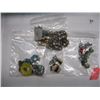 Image 2 : BAG OF MISC SIGNED STERLING PANDORA, GEMS, BETSY JOHNSON, ETC.