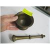 Image 1 : BRASS MORTAR & PESTLE