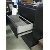 Image 2 : 4 DRAWER BLACK LATERAL FILING CABINET