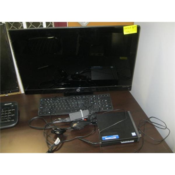 LENOVO THINK CENTER CORE I5 PROCESSOR COMPUTER W/HP 27