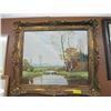 Image 1 : ORIGINAL OIL PAINTING W/GUILD FRAME BY CLEM FREITAG, 1960?