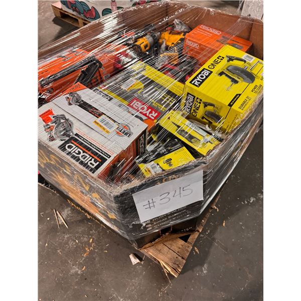 Pallet #345 -Home Depot y Mercancia general
