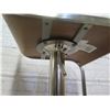 Image 4 : Eurostyle Metal Adjustable Swivel Barstool w/ Walnut Seat 14"x13"x24"H (Extends to 34"H)