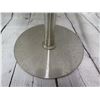 Image 5 : Eurostyle Metal Adjustable Swivel Barstool w/ Walnut Seat 14"x13"x24"H (Extends to 34"H)
