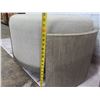 Image 11 : Bernhardt Furniture Company 306-017 Ottoman w/ Oatmeal Woven Upholstery 31"dia, 18"H