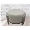 Image 1 : Bernhardt Furniture Company 306-017 Ottoman w/ Oatmeal Woven Upholstery 31"dia, 18"H