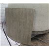 Image 3 : Bernhardt Furniture Company 306-017 Ottoman w/ Oatmeal Woven Upholstery 31"dia, 18"H
