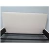 Image 2 : Pottery Barn King Size Off-White Woven Fabric Bed Frame & Headboard 80"x84"x43"H