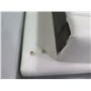 Image 8 : White Queen Size White Leather Bed Frame & Headboard 62"x80"x33"H (no legs or hardware)