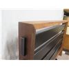 Image 2 : Four Hands Sean King-Size Headboard w/ Reclaimed Wood Frame & Metal Horizontal Slats 81"x6"x57"H