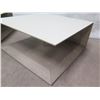 Image 8 : Qty 2 Roberta Schilling Low Coffee Tables w/ Matte Finish & Gray-Wash Interior 23"x23"x10