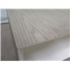 Image 3 : Roberta Schilling Low Coffee Table w/ Matte Finish & Gray Wash Wood Finish 23"x23"x10"