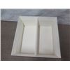 Image 2 : Roberta Schilling Magazine/Book Storage w/ Matte Finish & Gray Wash Wood Finish 23"x23"x10"