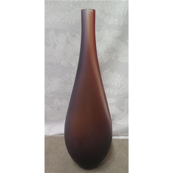 Cyan Design Red/Purple Swirl Glass Vase 21"H