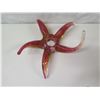 Image 2 : Global Views Art Glass Starfish Votive Candle Holder 16"dia, 5.5"H