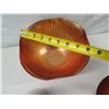Image 11 : Qty 3 Copper-Finished Compote Bowls: 2 Small 6"dia, 1 Large 8"dia