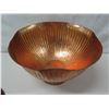 Image 2 : Qty 3 Copper-Finished Compote Bowls: 2 Small 6"dia, 1 Large 8"dia