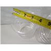 Image 10 : Qty 7 Acrylic 18-Karat Brand Spiral Candleholders: 4 Small 4"H, 3 Tall 7.5"H