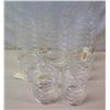 Image 1 : Qty 7 Acrylic 18-Karat Brand Spiral Candleholders: 4 Small 4"H, 3 Tall 7.5"H