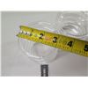 Image 8 : Qty 7 Acrylic 18-Karat Brand Spiral Candleholders: 4 Small 4"H, 3 Tall 7.5"H