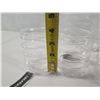 Image 9 : Qty 7 Acrylic 18-Karat Brand Spiral Candleholders: 4 Small 4"H, 3 Tall 7.5"H