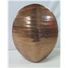 Image 1 : Cyan Design Large Flat Metal Finished Vase w/ Scored Texture 9"x12"H